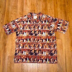 Vintage Reyn Spooner Guy Buffet Martini Egyptian Cotton Short Sleeve button Up